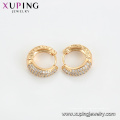 96848 xuping moda 18k cor de ouro aro de ouro brinco para as mulheres